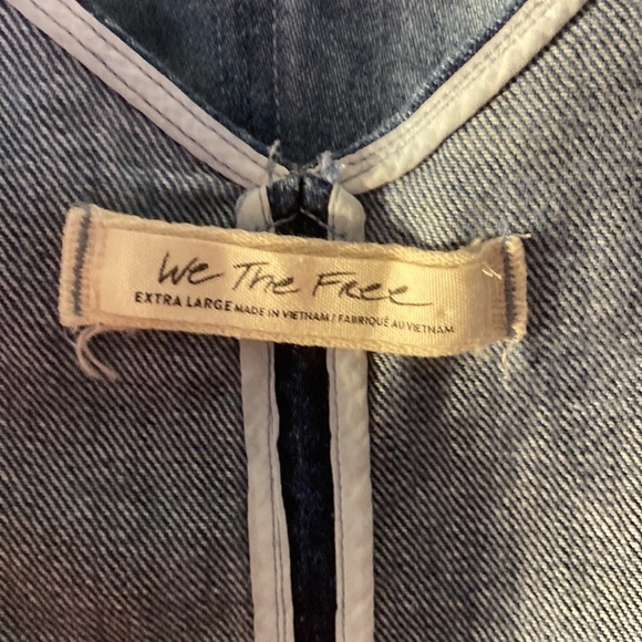 We The Free denim top. XL - Picture 5 of 8